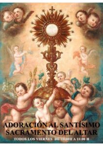 Adoración al santísimo en el corpus pedregalejo